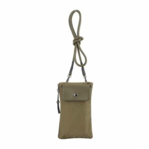 Bolso bandolera de la marca Pepe Moll de la coleccion Pulsar en color kaki y color negro