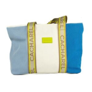 ➤ Bolso CACHAREL · Maxi Shopper · Dos asas de mano u hombro · Color Sky - Bolso maxi shopper con dos asas de mano, espacioso y cómodo de la marca Cacharel en color Azul, blanco y azul cielo.