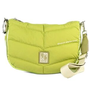 ➤ Bolso Pepe Moll · Bandolera mediana · Color Salvia(verde metalizado) · Coleccion Crepe - Bolso bandolera mediana de la marca Pepe Moll de la coleccion Crepe.