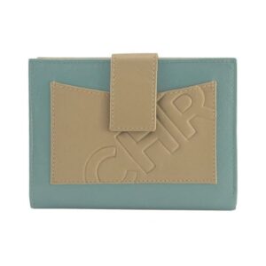 ➤ Billetero CACHAREL · Billetero mediano con monedero · En Piel · Combinado colores