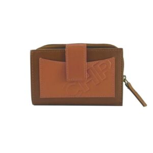 ➤ Monedero CACHAREL · Tarjetero monedero · En Piel · Combinado colores