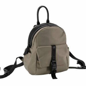 Mochila CACHAREL · Mochila mediana · Color Negro, Taupe y Forest