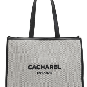 Bolso CACHAREL · Bolso grande · Con Dos asas · Maxi Shopper Lona · Color Negro